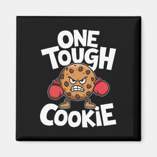 One Tough Cookie Boxer Boxing Funny Cookie Lover Magnet