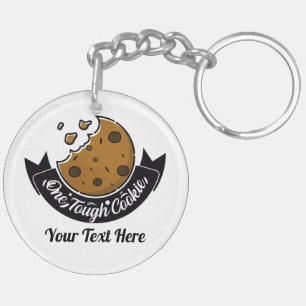 one tough cookie key ring