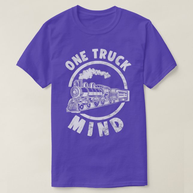 One Track Mind Locomotive Train Mechanic Gift T-Shirt (Design Front)