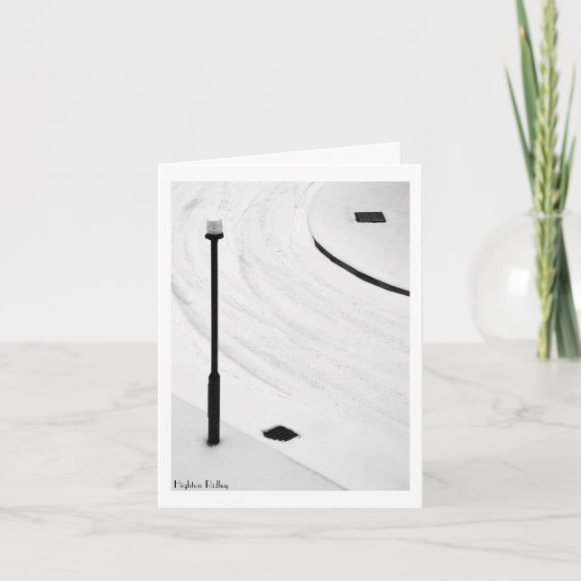 One, Two, Three - Snow! notelet / card (Front)