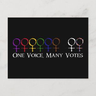 One Voice, Many Votes Postcard