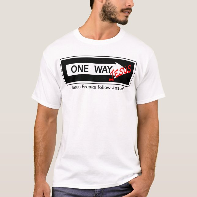 One Way Jesus T-Shirt (Front)
