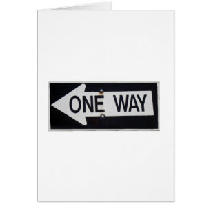 One Way Sign