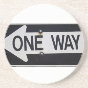 One Way Sign Coaster