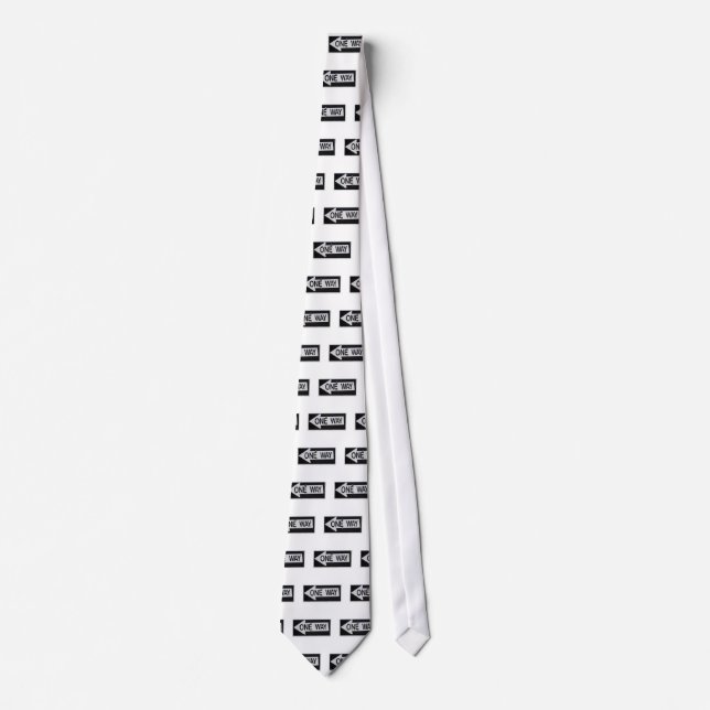 One Way Sign Tie (Front)
