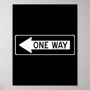 One Way Traffic Sign 