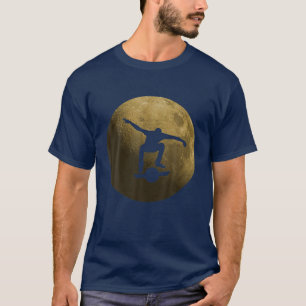 One Wheel Floating In The Moon   Onewheel Float Ap T-Shirt