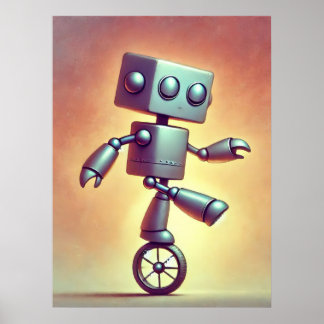 One-Wheel Wonder Poster