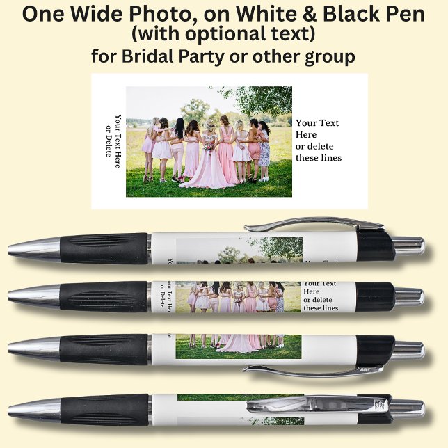 One wide/long photo with text in White & Black (Creator Uploaded)