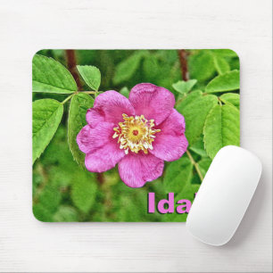 One Wild Rose - Idaho Mouse Pad