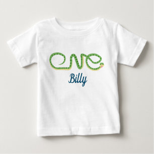 One wild snake design with name baby T-Shirt
