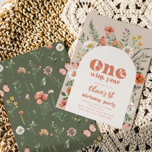 One Wild Year Birthday Invitation