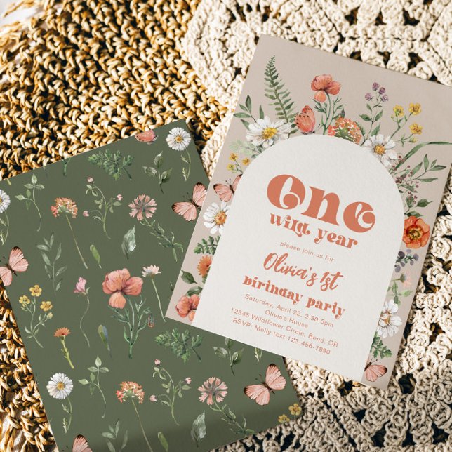 One Wild Year Birthday Invitation (Creator Uploaded)