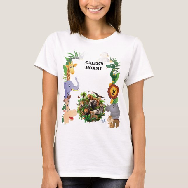 One Wild Year Mummy's T-Shirt (Front)