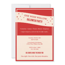 One Wish Willow Obsession Themed Halloween Party