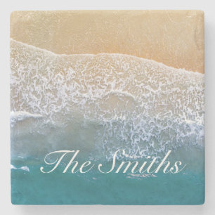 One with the Beach Stone Coaster