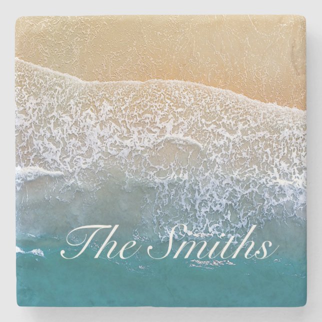One with the Beach Stone Coaster (Front)