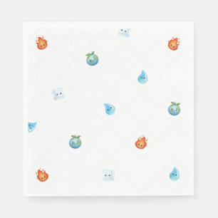 ONE With The Elements First Birthday  Napkin