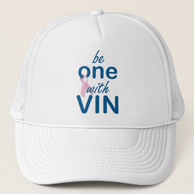 One With Vin with Ribbon Trucker Hat (Front)