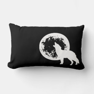 One Wolf Moon Lumbar Cushion
