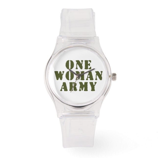 ONE WOMAN ARMY WATCH (Front)