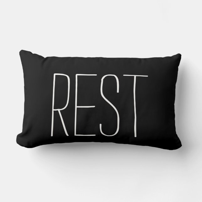 One Word: Rest Lumbar Cushion (Front)