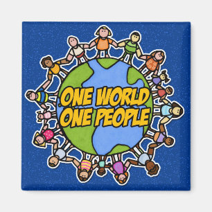 one world one people magnet