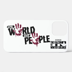 One World One People Painted Stencil Graphic iPhone 12 Case