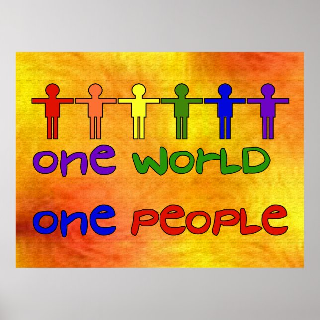One World Poster (Front)
