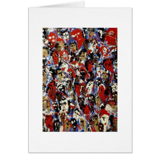 "One World Vibration"-Blank Card-Global Unity