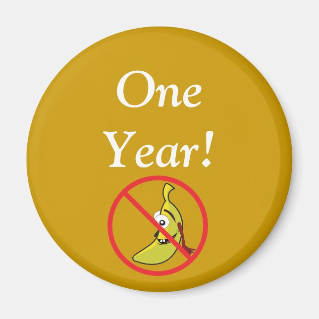 One Year Bananahead Free Magnet (Front)