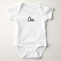One Year Old Baby Bodysuit