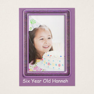 One Year Old Girls Birthday Photo Cards