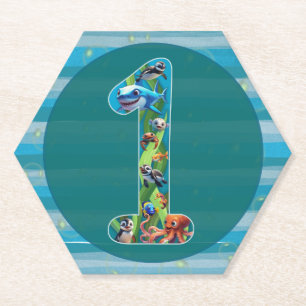 One Year Old: Paper Coasters