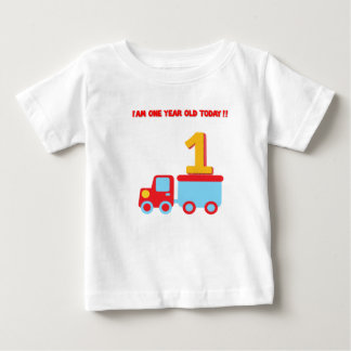 One year old shirt Happy Birthday 