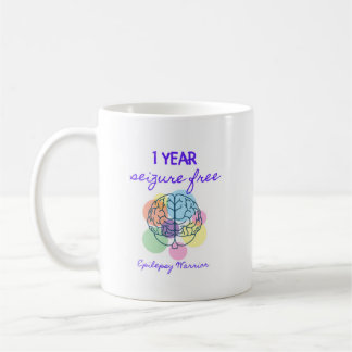 One Year Seizure Free Epilepsy Warrior Coffee Mug