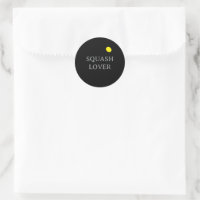 One yellow dot squash ball custom sport stickers