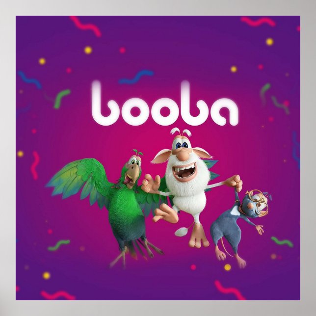 onebob Booba Animation for kids 2020 Poster (Front)