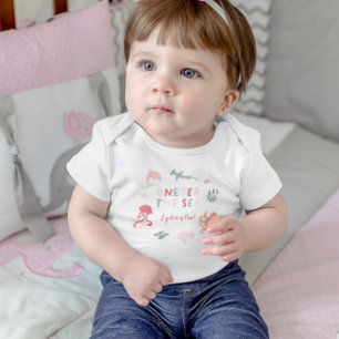 Oneder The Sea 1st Birthday Girl Toddler T-Shirt