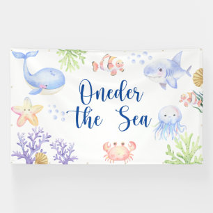 Oneder The Sea 1st Birthday Under The Sea Banner