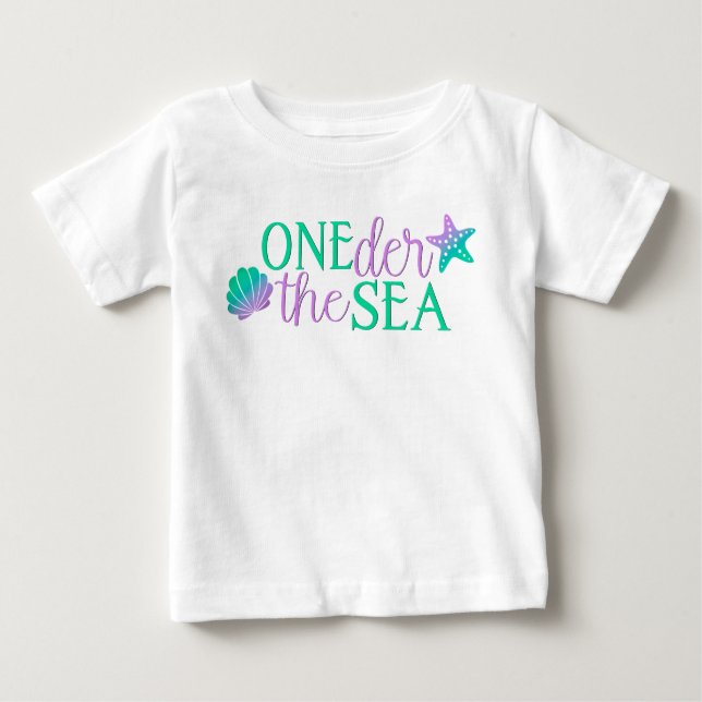 Oneder The Sea Birthday  Baby T-Shirt (Front)