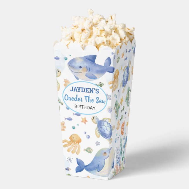 Oneder The Sea Birthday Favour Box (Popped)