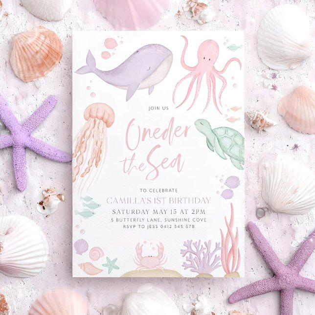 Oneder the Sea Birthday Invitation Printable Under (Creator Uploaded)