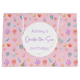 Oneder The Sea Birthday Large Gift Bag
