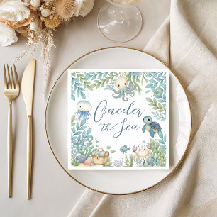 Oneder the Sea Birthday Party Napkins