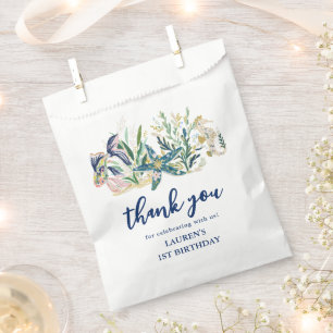 Oneder the Sea Coastal 1st Birthday Favour Bag