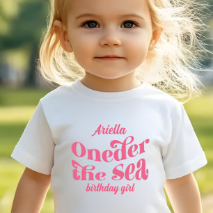 Oneder The Sea Flower Glitter Mermaid Tail Toddler T-Shirt