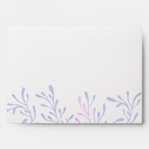 Oneder the Sea Girl 1st Birthday Mermaid Party Envelope