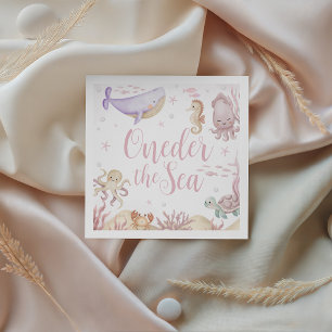 Oneder the Sea Girl Party Napkins