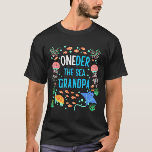 Oneder The Sea Grandpa 1st Birthday Matching  T-Shirt